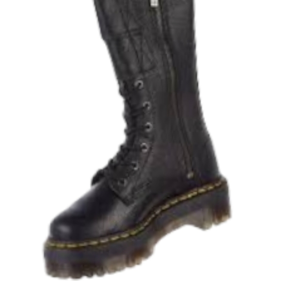 BRAND NEW Rare Dr. Martens JAGGER 10 Eye Tall Combat Platform Boots Velcro Doc - Picture 5 of 16